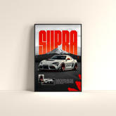 Toyota Supra – Mountain Speed Poster